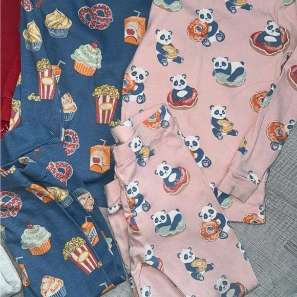 Mayoral set - Red, Blue, and Pink with Fun Prints - Picture 3 of 4